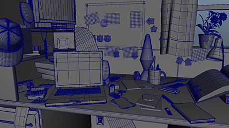 3M Post-it Dorm 3D Wireframe
